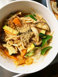 レンジ肉無チクワ豚キムチ味野菜炒め-レシピのメイン写真