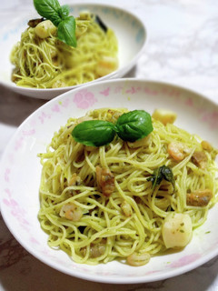 ジェノベーゼパスタ海鮮風♫-レシピのメイン写真