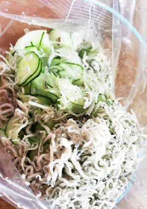 厨房ばあばぁ!ちりめんじゃこの酢物。-レシピのメイン写真