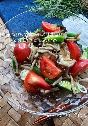 柚子胡椒でさっぱり♪♪ぶっかけ素麺-レシピのメイン写真