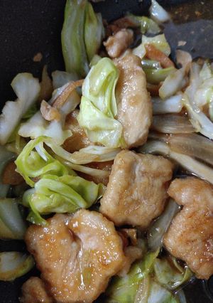 ガリバタきゃべつチキン-レシピのメイン写真