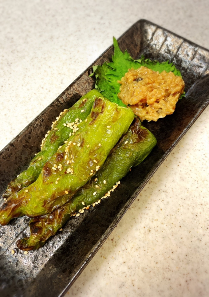 万願寺とうがらしのトースター焼き♪-レシピのメイン写真
