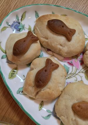 『無印良品』ビスケットでおさかなクッキー-レシピのメイン写真