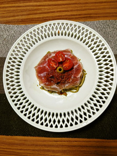 ヨウサマの減塩抹茶クリームパスタ-レシピのメイン写真
