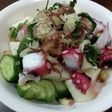 タコと長芋の麺つゆ和え