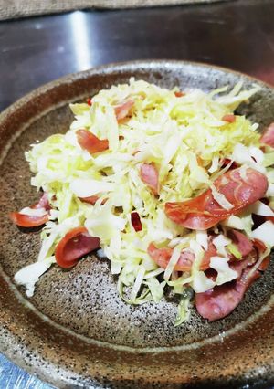キャベツのペペロンチーノ-レシピのメイン写真