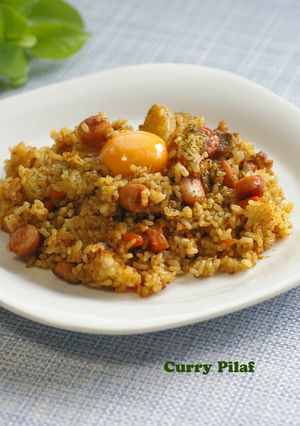 カレーアレンジ☆カレーピラフ-レシピのメイン写真