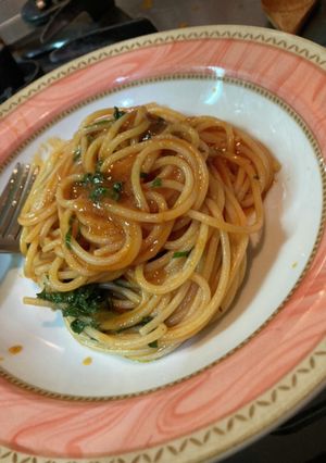 トマトペーストと大葉のパスタ-レシピのメイン写真