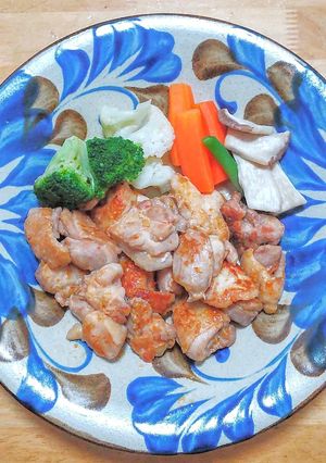 鶏もも肉のニンニク味噌バター醤油炒め-レシピのメイン写真