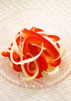 ☺レンジで簡単♪パプリカと玉ねぎのマリネ-レシピのメイン写真