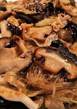 ◆簡単ヘルシー♡豚肉＆きのこの春雨炒め◆-レシピのメイン写真