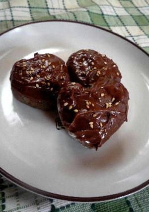 バレンタインに♡スイートポテトチョコ饅頭-レシピのメイン写真