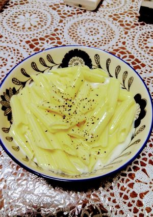 カルボ風スープパスタ♡-レシピのメイン写真