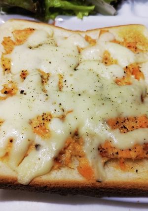 鮭チーズトースト-レシピのメイン写真