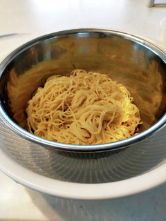 茹でた麺を冷やす方法-レシピのメイン写真