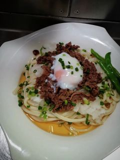 牛スキの冷やしうどん❨(@≧↺≦@)❩ノ-レシピのメイン写真