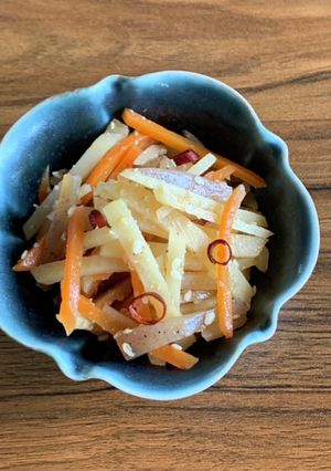 じゃがいもとこんにゃくのきんぴら-レシピのメイン写真