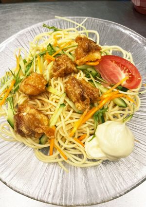 ピリ辛チキンパスタ-レシピのメイン写真