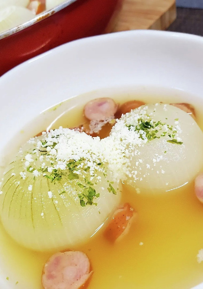 小玉ねぎのまるごとスープ-レシピのメイン写真