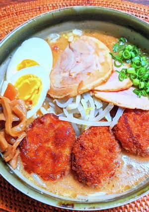 味噌カツラーメン-レシピのメイン写真