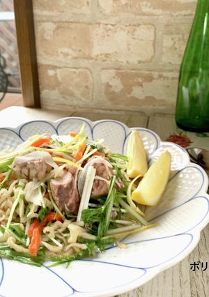 ポリ袋で1分『切り干し大根とサバ缶サラダ-レシピのメイン写真