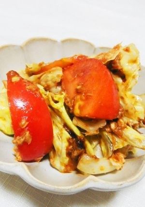 レタスとトマトとツナの味噌リタンサラダ-レシピのメイン写真