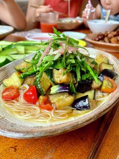 夏野菜がいっぱい食べたい!そうめん-レシピのメイン写真