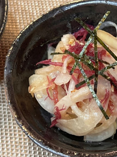ふのりと玉ねぎのポン酢和え-レシピのメイン写真