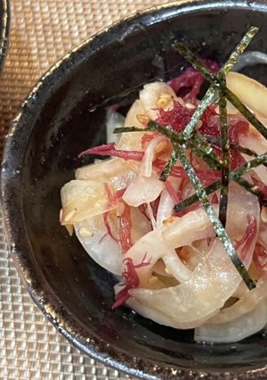 ふのりと玉ねぎのポン酢和え-レシピのメイン写真