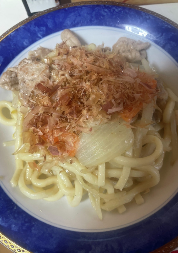 我が家の焼きうどん-レシピのメイン写真