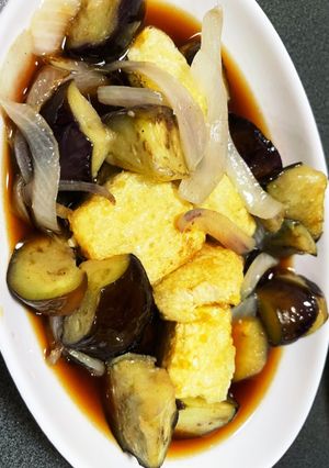 優しい揚げ出し豆腐〜ナスを添えて〜-レシピのメイン写真