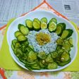 きゅうりとしらすのシンプルなサラダ