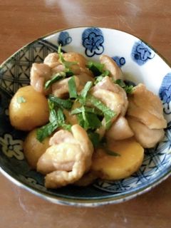 鶏肉と新じゃがの煮物-レシピのメイン写真