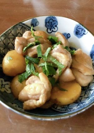 鶏肉と新じゃがの煮物-レシピのメイン写真