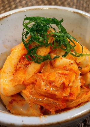 切って和えるだけ！ちくわキムチのマヨ和え-レシピのメイン写真