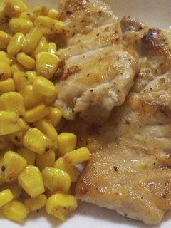 カジキとコ―ンのバターソテー-レシピのメイン写真