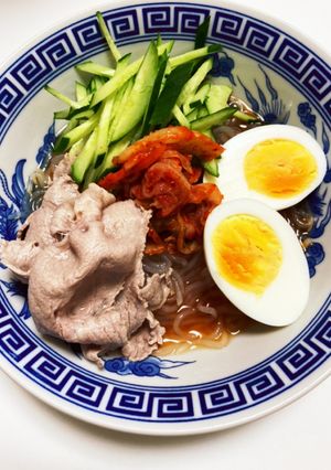 酢玉ねぎ入り白滝冷麺-レシピのメイン写真