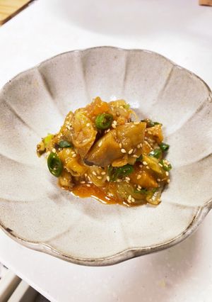 簡単 韓国風焼きナスのナムル-レシピのメイン写真