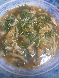水菜・舞茸・油揚げの煮びたし❀-レシピのメイン写真