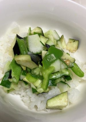 めっちゃ簡単☆夏野菜のうまうま丼^o^♪-レシピのメイン写真