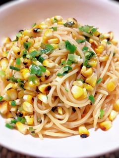 簡単!焼きとうもろこしのパスタ-レシピのメイン写真