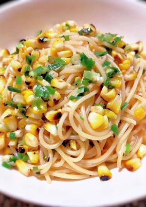 簡単！焼きとうもろこしのパスタ-レシピのメイン写真