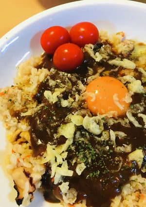 レトルト＆たきこみご飯活用●揚げ玉カレー-レシピのメイン写真