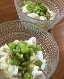 ☆切って和えるだけ　冷凍枝豆で豆腐