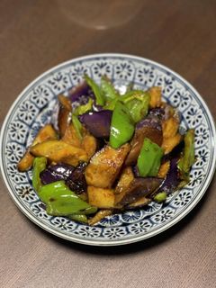 シンプルな茄子とピーマンの味噌炒め♪-レシピのメイン写真