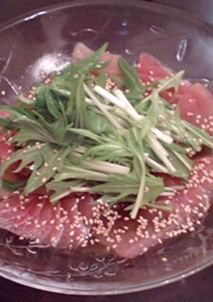 マグロの和風カルパッチョ-レシピのメイン写真