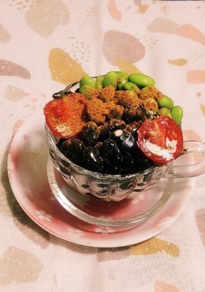 光黒・枝豆シナモン&コーヒーフレッシュ掛-レシピのメイン写真