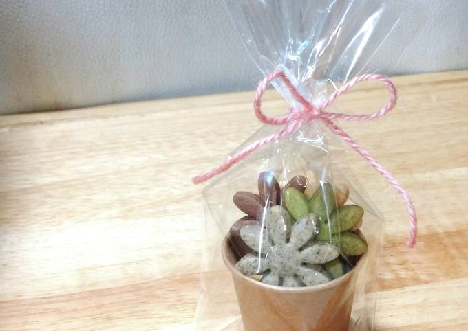 クッキーで多肉植物寄せ植え風 by きよたまろ 【クックパッド】 簡単おいしいみんなのレシピが392万品