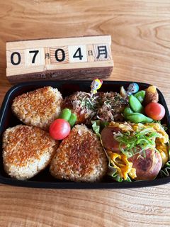 2022.7/4 中学生男子お弁当-レシピのメイン写真