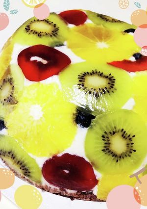 フルーツたっぷり☆ズコットケーキ-レシピのメイン写真